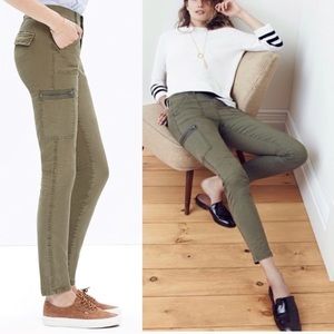 Madewell Skinny Fatigue Jeans Green